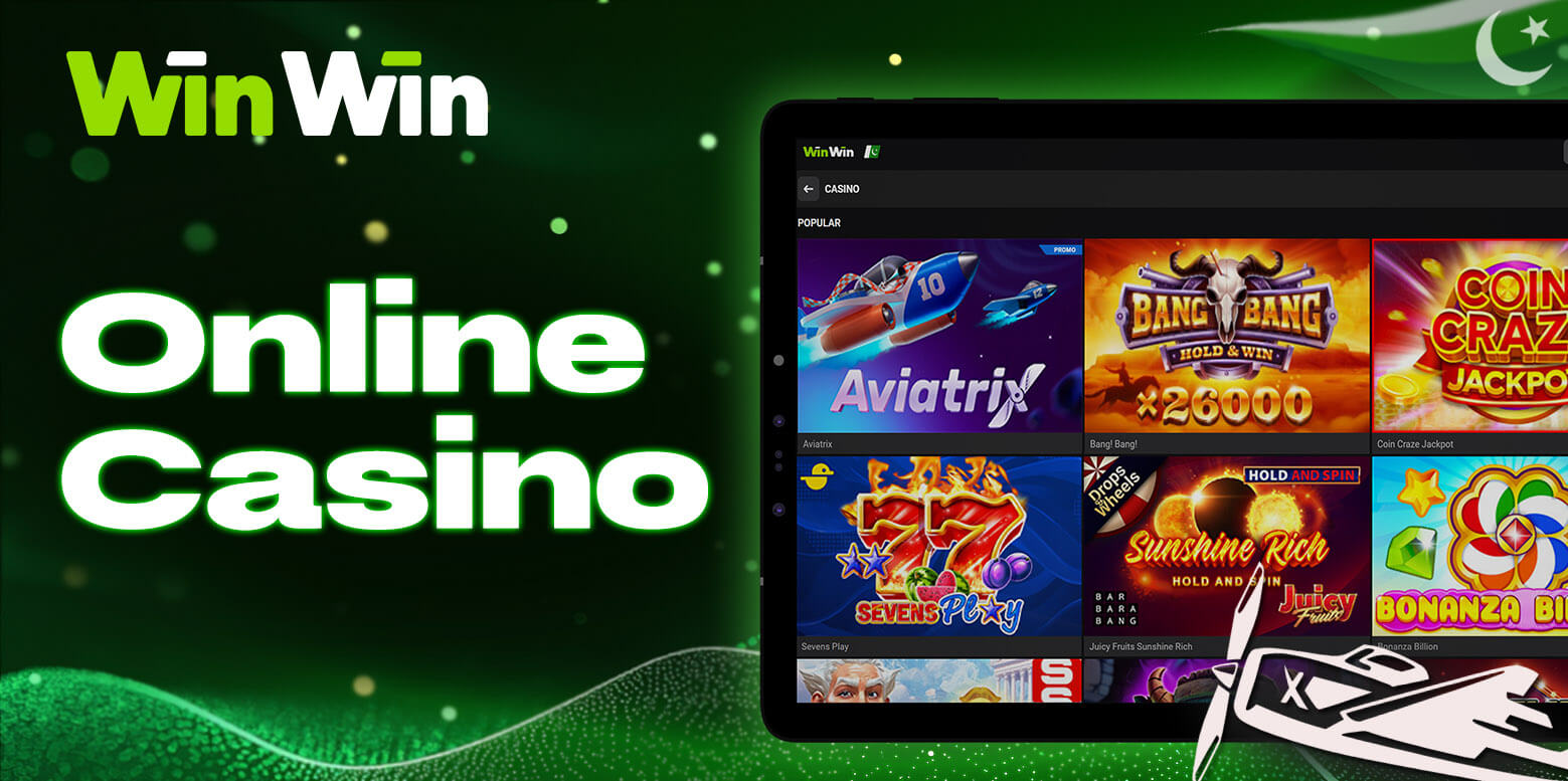 WinWin Pakistan online casino game selection
